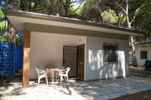 Pine-front bungalow steps from the beach - بيت ضيافة