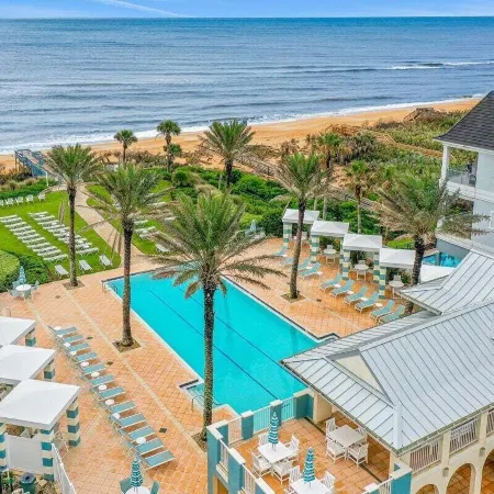 Palm-surrounded Stunner With Enclosed Pool & Water Views - Dog-friendly