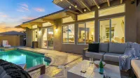 Designer Desert Oasis w/ Pool, Hot Tub, Outdoor Lounge the Riley by Avantstay - balcony