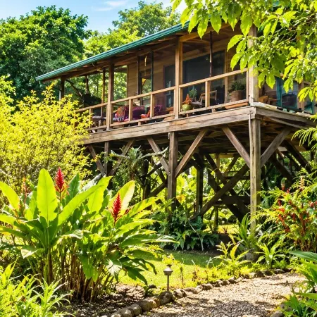 Split-Level Tropical Cottage with AC Near San Ignacio Perfect Base for Exploring