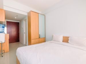 Modern Style Studio Tamansari Mahogany Karawang Apartment with City View By Travelio