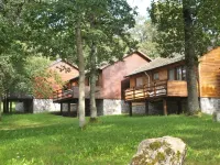 Cozy, Wooden Chalet with Deck, Near Durbuy