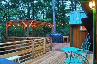 Overlook National Forest, Cozy cabin with hot tub and firepit.