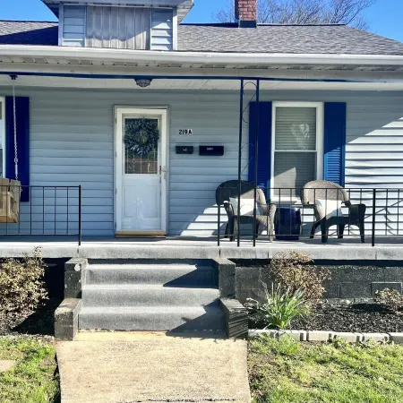Pet friendly house with 3 king beds and fenced in back yard.