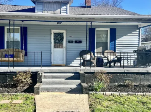 Pet friendly house with 3 king beds and fenced in back yard.