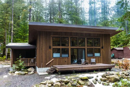 Cozy mountain retreat in the forest-close to Mt Baker Ski Area and pet friendly!