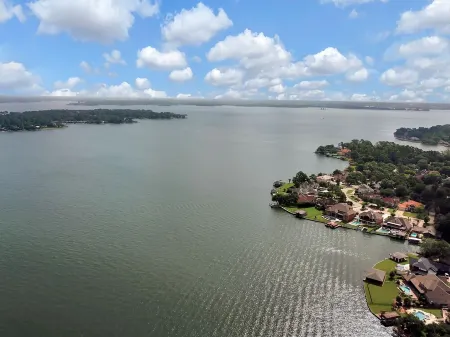 WaterFront Condo in upscale neighborhood of April Sound “Our Happy Place”