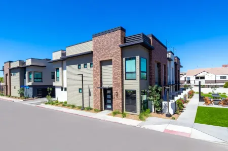 300 steps from Historic District in Gilbert, across from community heated pool.