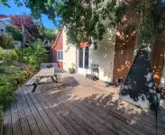 On your terrace at the foot of an oak tree, feel the Alsace's vibes !