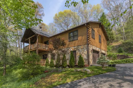 Your Smoky Mountain Cabin suite…In the heart of the Smokies.  Dog friendly!