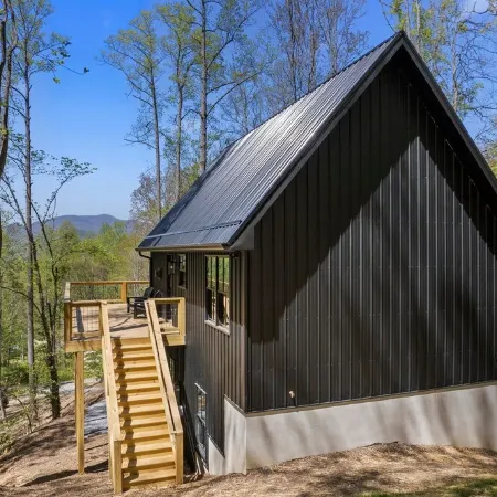 Modern Mtn Home on 3 Private Acres - Near Downtown Black Mountain & Asheville