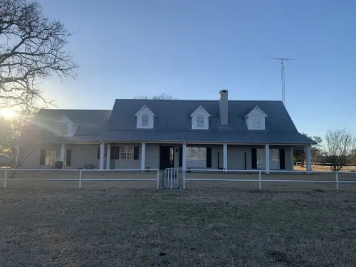 Modern farmhouse retreat between DFW and Houston.
