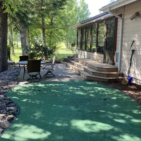 House on Hole 9 of Meadow Lake Golf Course