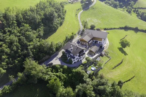 Farm with livestock / child-friendly in the middle of meadows and forests
