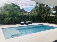 Such as house with heated pool, near to parks and lakes