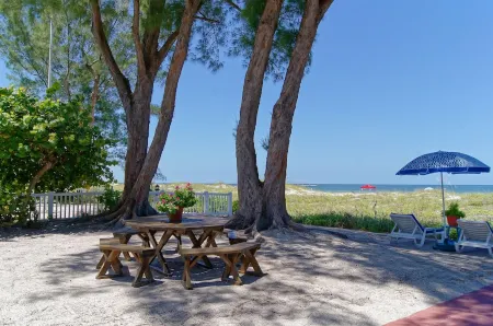 Beachfront Cottages (Patio) at Beautiful Sandy Shores on Gulf of Mexico