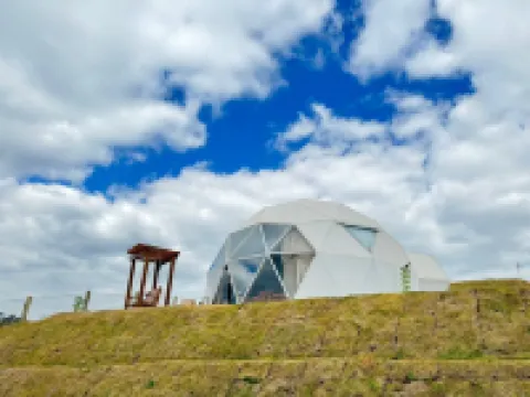 Domo Geodésico com banheira