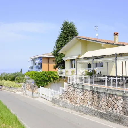 Near the Harbour and Sandbeach of Pacengo di Lazise