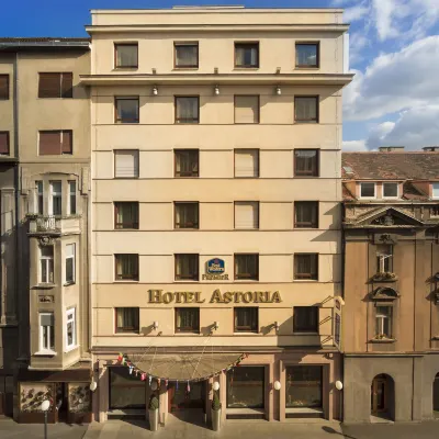 Best Western Premier Hotel Astoria Отели рядом с достопримечательностью «Центральный вокзал Загреба»