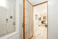 Open Concept with Chef's Kitchen and Courtyard - Luxurious Historic Studio