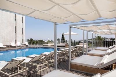 Outdoor Swimming Pool King Solomon Hotel Jerusalem Photo