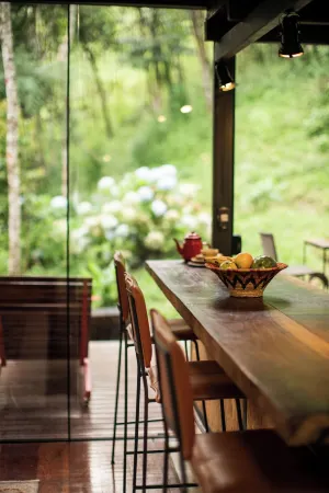 Chale de Vidro nas montanhas