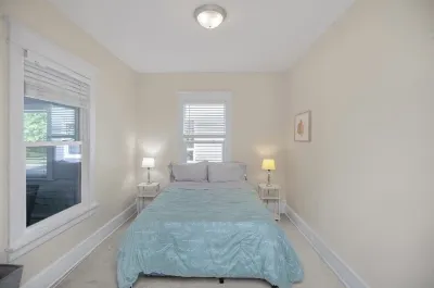 Blue Bungalow with 2 bedrooms, WiFi, AC in peaceful South Bend Hotels near Citi Trends
