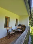 Neu! Ferienwohnung Alpenblume für 2 Personen mit Terrasse und überdachtem Balkon