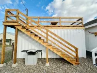 Sleeping Lion Casita in Fort Davis, Texas. Explore The Davis Mountains and area. Hotel a Fort Davis