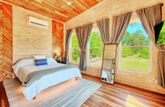 Modern wood infused Cabin