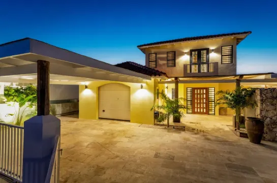 A NEW luxury villa overlooking the Laguna Marina