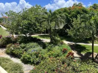 1 bedroom Crystal Cove condo on Sapphire Beach. Gated community, private beach.