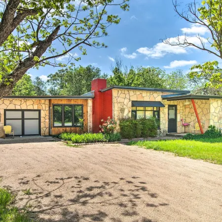 Remodeled Retro Home w/ Deck, Walk to Main Street!