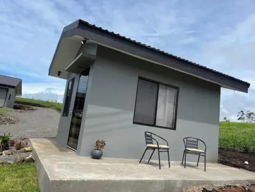 View of the Arenal volcano & lake