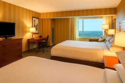 Upper Niagara River View Two Queen Room DoubleTree Fallsview Resort & Spa by Hilton Niagara Falls Photo