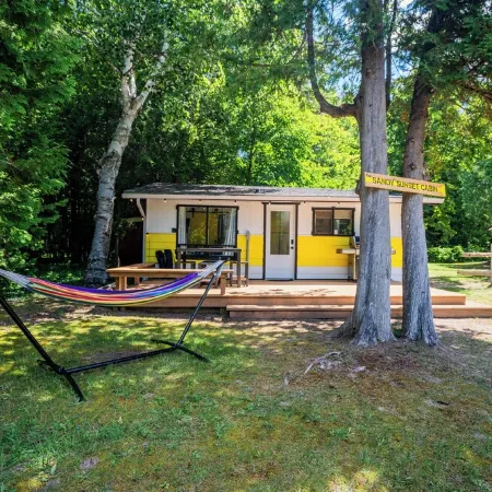 the Sandy Sunset Cabin at Sauble Beach