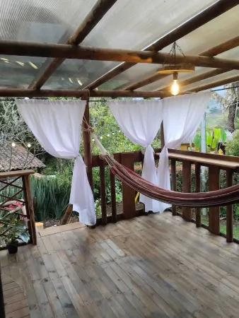 El Diamante Magic night cabin with jacuzzi and fireplace in Sta Elena