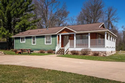 Eagle Cabin at the Riviera Resort in Neillsville, Wisconsin!