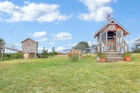 Charming Tiny House Retreat with Cozy Porch - Inviting Escape