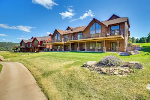 Hot Tub + Golf Course Views: Luxe Sturgis Home! - 3-Star