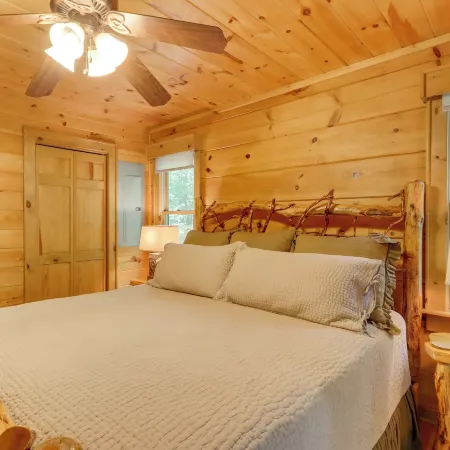 Blue Ridge Cabin Rental w/ Hot Tub & Creek Access!