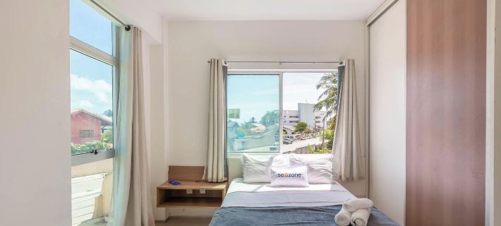 Apart With 2 Bedrooms, 150m From the Beach Kvd0201 Hotéis em Caucaia