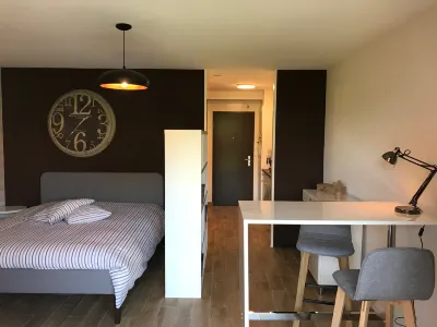 Large Studio Near Epfl and Lausanne City Center ロレックス・ラーニングセンター周辺のホテル