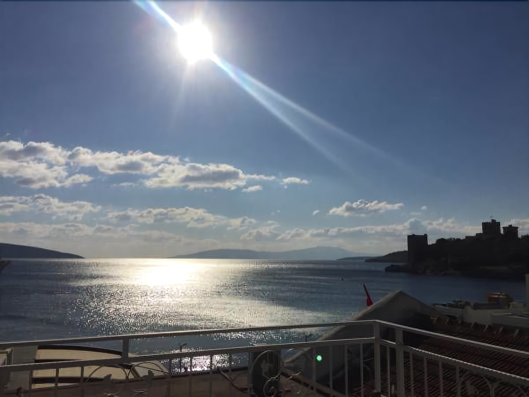 White and Blue Bodrum