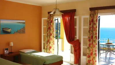 Natalia Apartment B with Panoramic Sea Views of Agios Gordios Bay