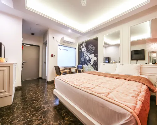 Seven Palgongsan Bombom Hoteles cerca de Templo Pagyesa