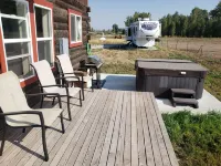 Rustic Country Cabin on horse property with Teton views