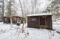 Ellis -Lakeside Cabin on Beach Pond with Wood Fired Finnish Sauna Hotels in Voluntown