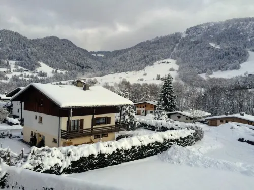 Apartment 4 pers praz sur arly facing south overlooking the slopes near the center