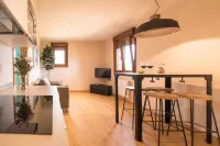 Rural apartment with sea views